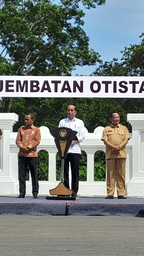 Fakta-Fakta Jembatan Otista di Bogor Telan Anggaran Rp50 Miliar yang Diresmikan Presiden Jokowi