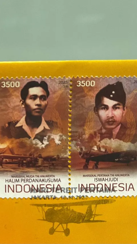 TNI AU Luncurkan Prangko Empat Pahlawan Nasional