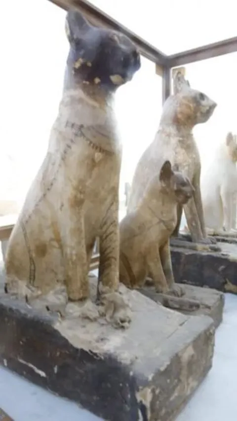 Langka, Mumi Dua Ekor Anak Singa Ditemukan untuk Pertama Kalinya di Mesir