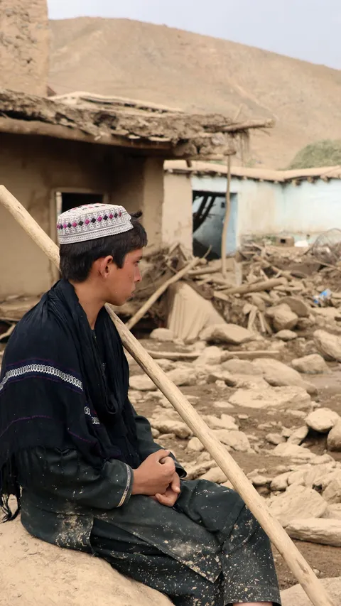 FOTO: Dahsyatnya Banjir Bandang Menerjang Arghanistan, Puluhan Tewas dan Lebih dari 40 Orang Hilang