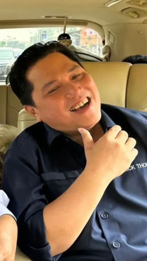 Momen Erick Thohir Tertawa Terpingkal-Pingkal Dengar Candaan Prabowo