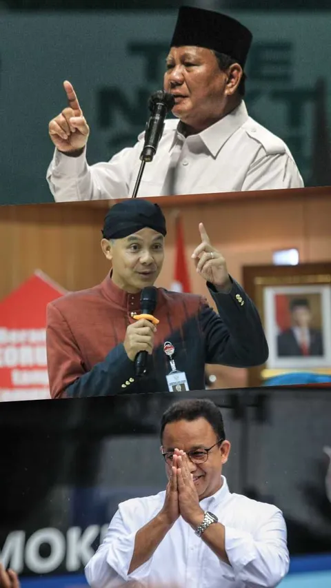 Deretan Janji Prabowo, Ganjar, Anies Jelang Pemilu 2024