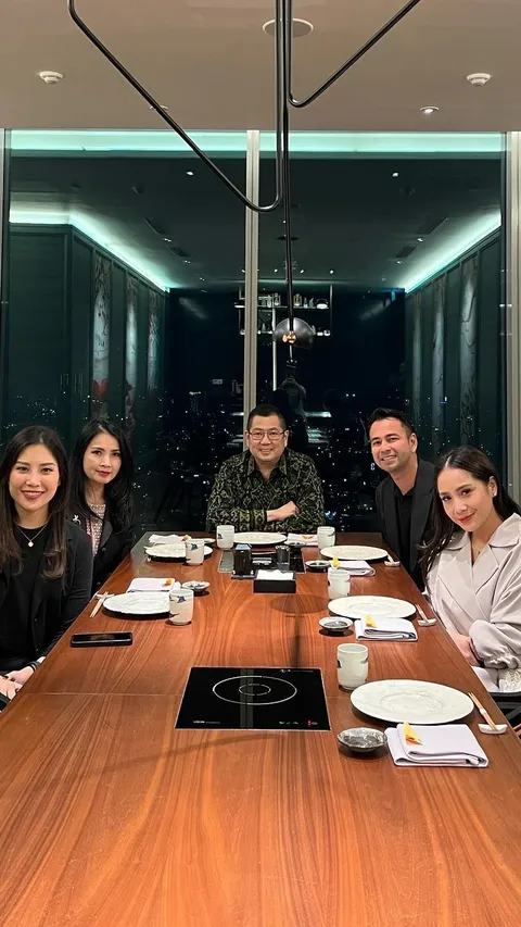 Raffi Ahmad & Nagita Dinner bareng Konglomerat Bos TV, Didoakan Punya Anak Cewek