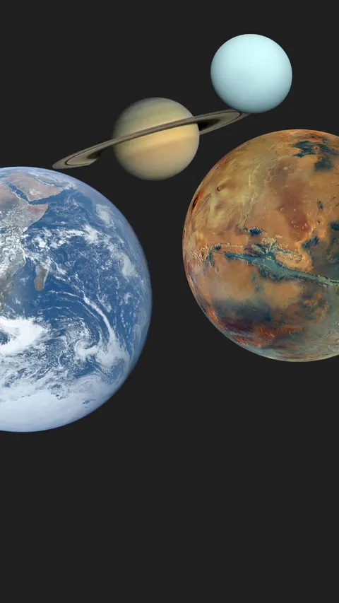 Ternyata Bumi Kecil, Ini Perbandingan Ukuran Planet di Tata Surya