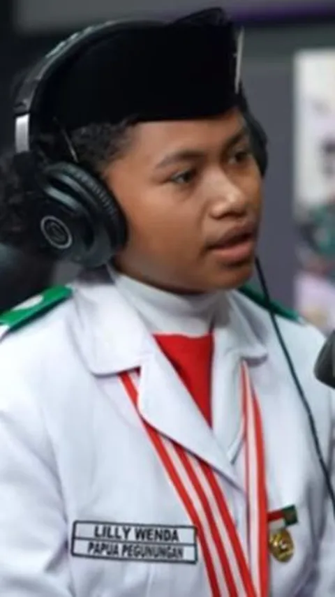 Keluarga Polisi, Lilly Wenda Paskibraka Pembawa Baki di Istana Cita-cita Ingin Masuk Akpol