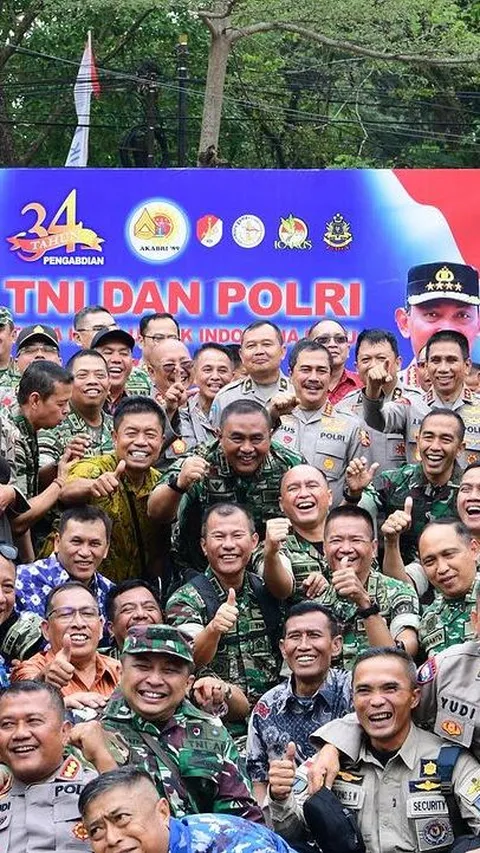 Kumpul Bareng Jenderal TNI-Polri Jebolan 1989, Satu Sudah Bintang 4 Jabatan Mentereng