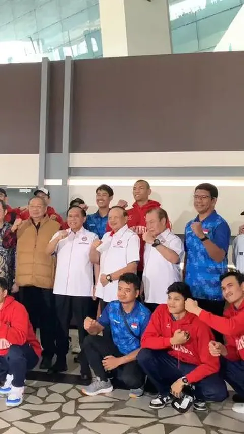 Ketum PBVSI Sambut Timnas Voli Indonesia usai Finis Posisi 9 AVC Championship 2023