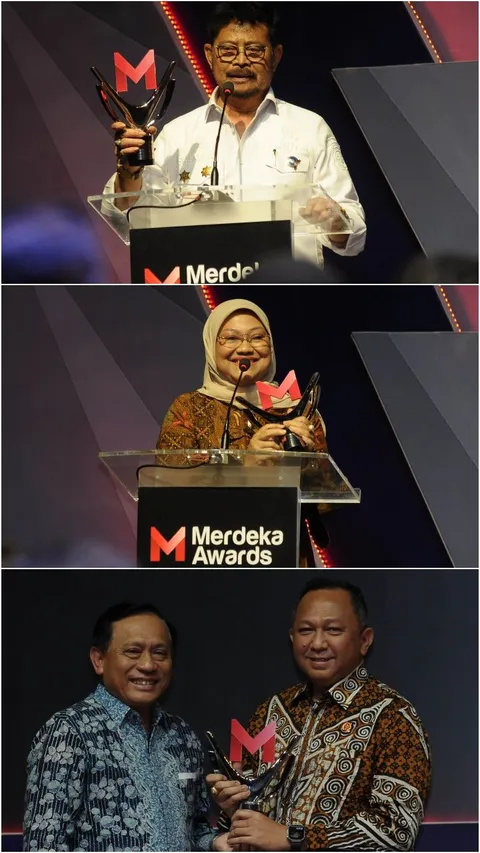 FOTO: Merdeka Awards 2023, Kementerian Ketenagakerjaan hingga Kementerian Pertanian Raih Penghargaan Program Inovatif untuk Negeri