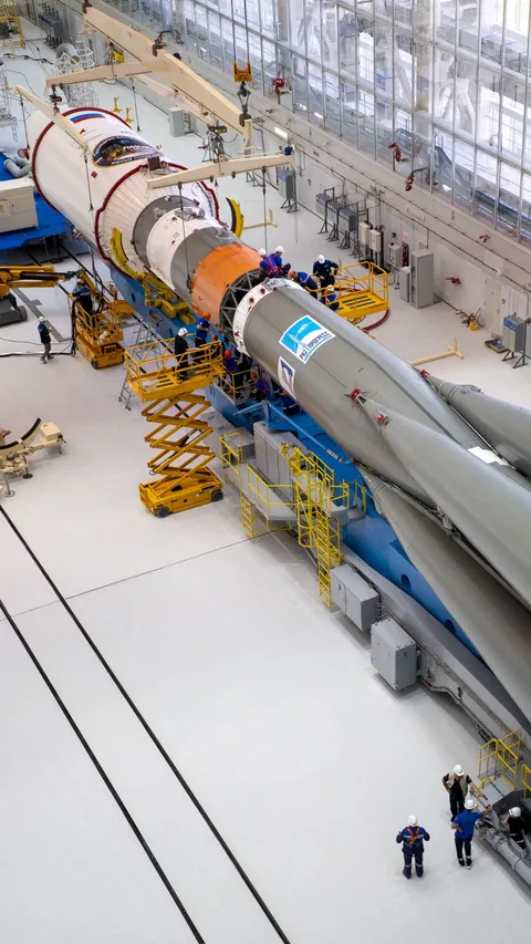 FOTO: Mengintip Persiapan Rusia Merakit Roket Canggih untuk Misi Meluncur ke Bulan