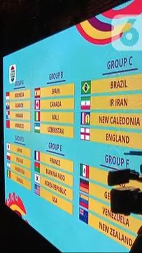 Piala Dunia U-17, Indonesia akan Lawan Ekuador di Laga Pembuka