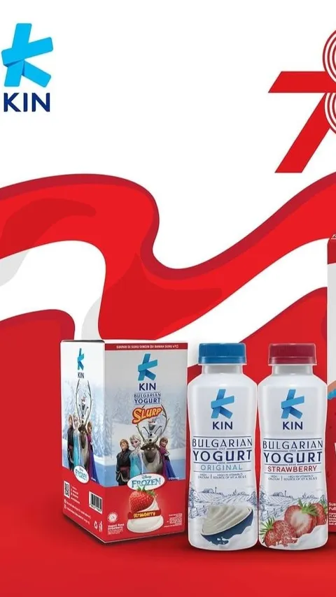 Gandeng GCP, KIN Dairy Jual Yogurt Karakter Frozen dan Toy Story