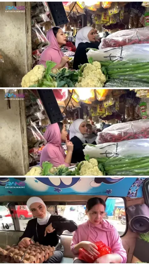 Penampilan Santai Nagita Slavina Blusukan ke Pasar Curi Perhatian, Netizen Kompak Puji Hal Ini