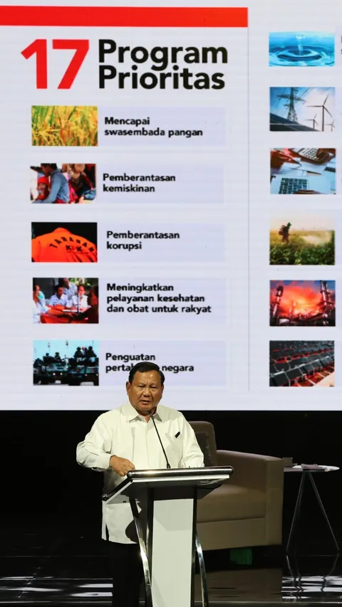 Prabowo Beberkan 17 Program Prioritas Capai Indonesia Emas 2045