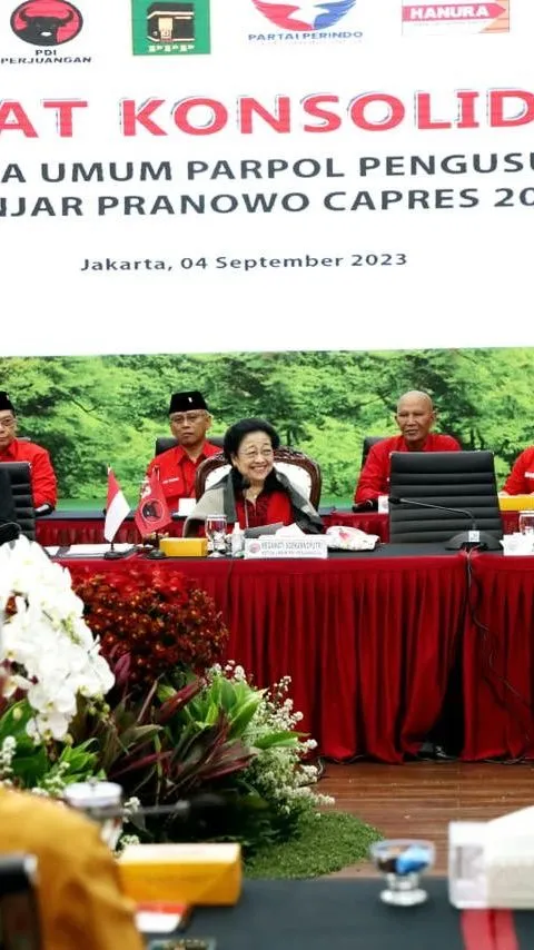 Megawati dan 3 Ketum Partai Koalisi PDIP Putuskan Hal Strategis, Cawapres Ganjar?