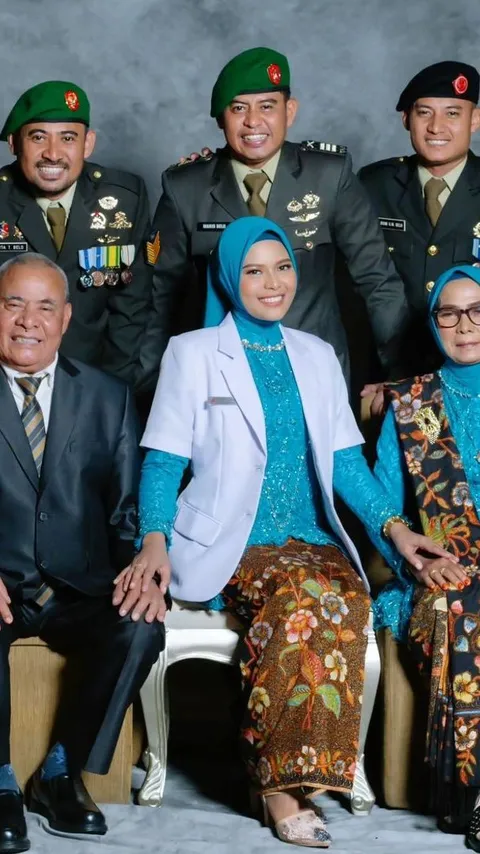 Potret Suami Istri Sukses Punya 5 Putra Semuanya jadi Anggota TNI, 1 Putri jadi Dokter