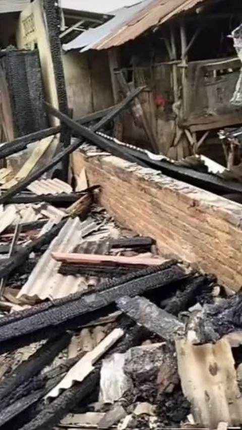 Nasib Malang Menimpa Fikoh LIDA, Rumah Masa Kecil Terbakar Habis