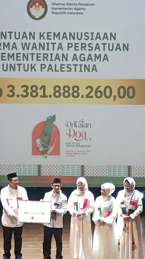 Kemenag Salurkan Bantuan Rp44 Miliar Untuk Warga Palestina