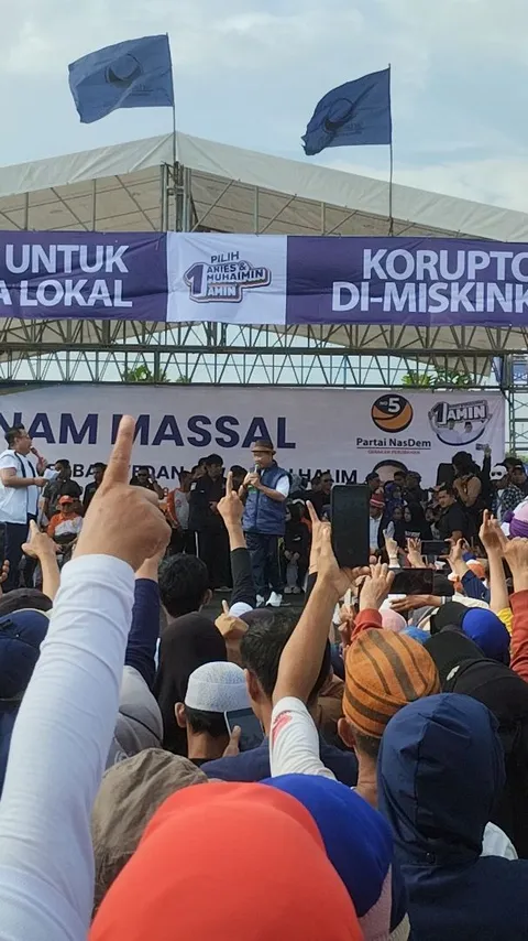 Anies Kampanye Akbar di Banten: Insya Allah Bukan Cuma Menang, tapi Menang Besar