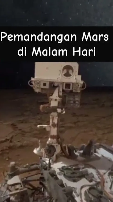 VIDEO Begini Pemandangan Mars di Malam Hari