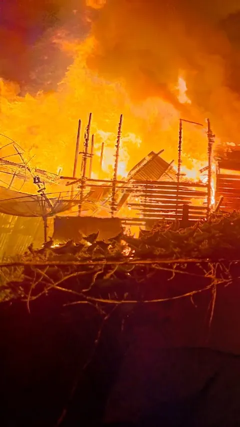 Kebakaran Dahsyat Hanguskan 46 Rumah di Gayo Lues Aceh