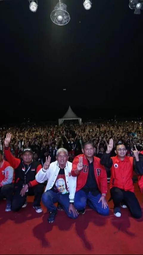Mantan Panglima TNI Ikut Meriahkan Konser Dukungan ke Ganjar-Mahfud di Jakarta Utara