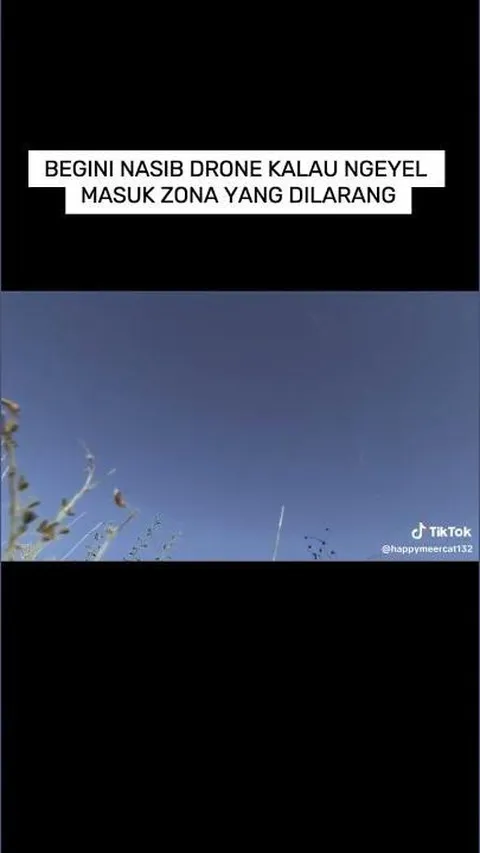 VIDEO: Begini Nasib Drone Kalau Ngeyel Masuk Zona yang Dilarang