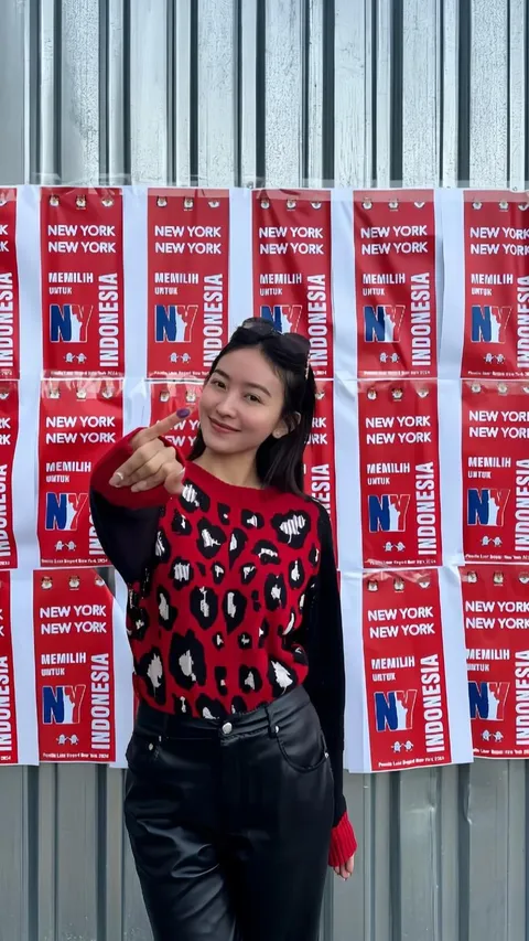 Deretan Foto-foto Natasha Wilona Jalan-jalan ke Amerika Serikat, Gunakan Hak Pilih Pilpres di New York