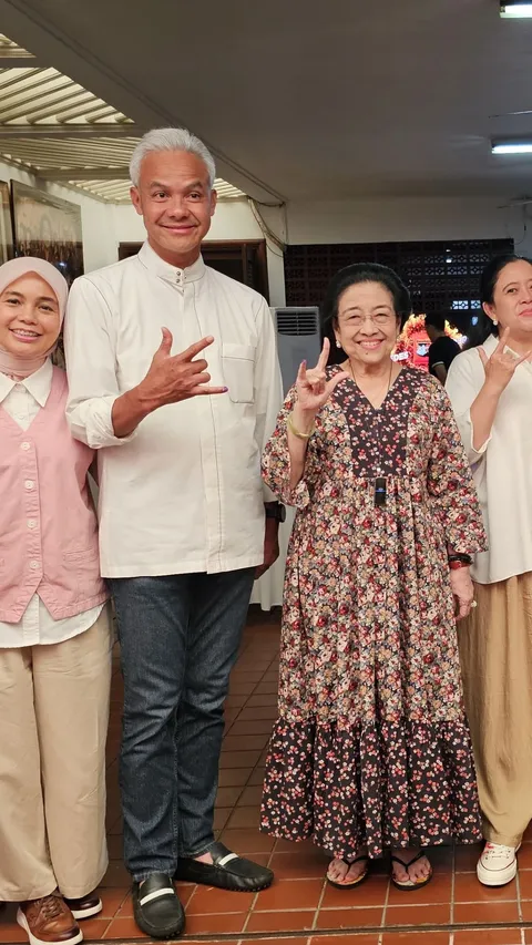 Jelang Quick Count, Ganjar dan Mahfud Merapat ke Kediaman Megawati di Teuku Umar