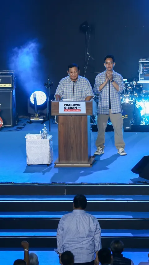 VIDEO: Berapi-api Prabowo-Gibran Pidato, Nama Jokowi Menggema