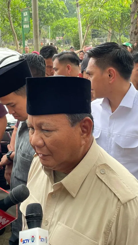 Respons Prabowo Ditanya Soal Pertemuan dengan Jokowi di Tengah Quick Count Pilpres 2024