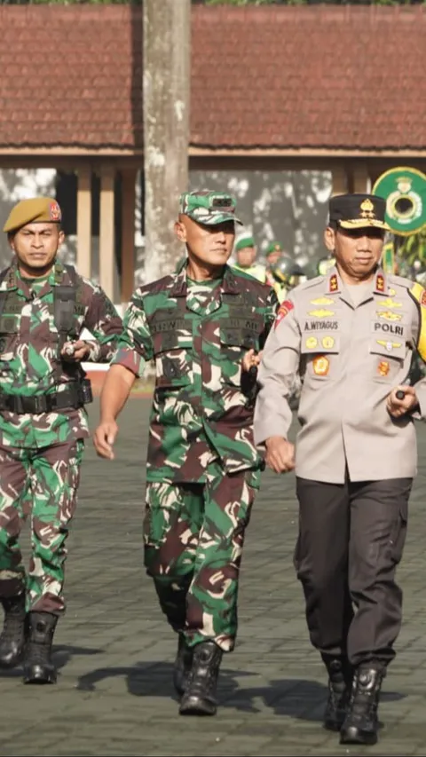 Pimpin Apel Pengamanan Pemilu, Kapolda Jabar Bangga Lihat Sinergitas TNI Polri