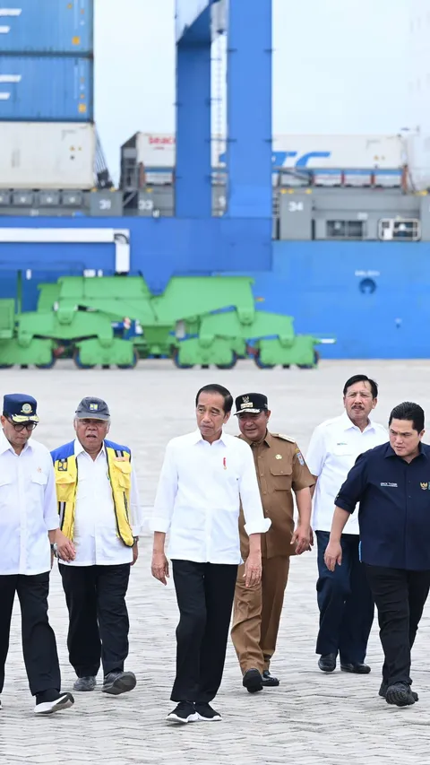 Jokowi Resmikan Makassar New Port dengan Nilai Investasi Rp5,4 Triliun