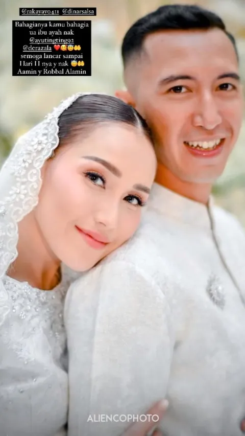 12 Potret Pertunangan Ayu Ting Ting, Cantik Pakai Gaun Putih & Calon Suaminya Bikin Salfok Ganteng Banget