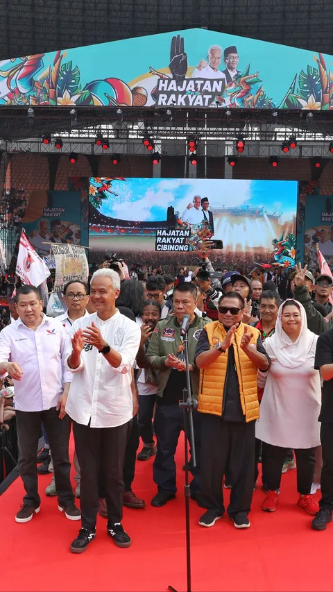 Hajatan Rakyat di Bogor, Ganjar, Siti Atikoh, dan Alam Kompak Semangati Rakyat