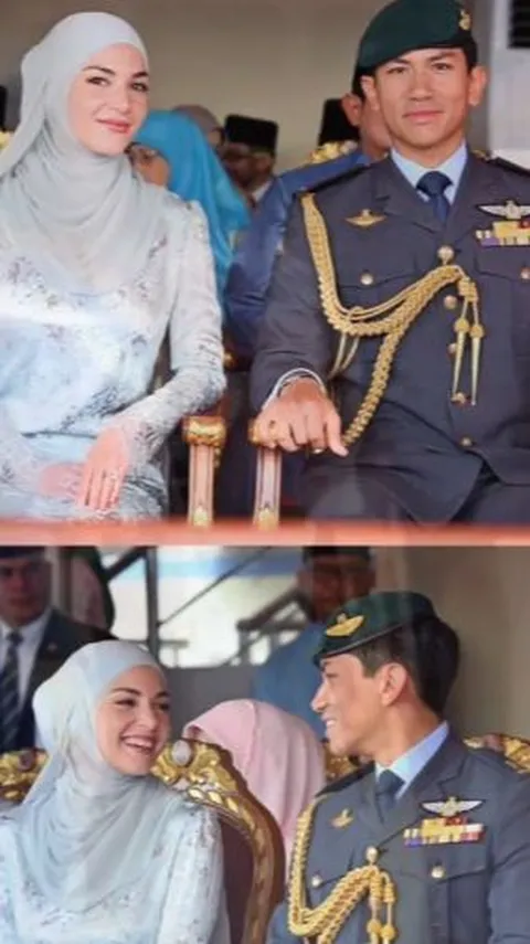 Cantiknya Anisha Rosnah Istri Pangeran Mateen Dampingi Suami di Acara Kenegaraan, Benar-benar Wanita Idaman