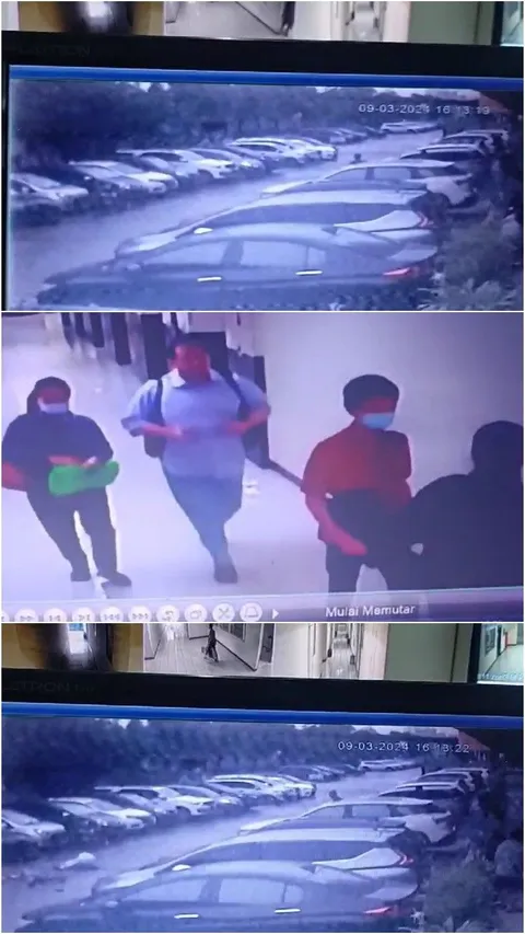 FOTO: Rekaman CCTV saat Sekeluarga Bunuh Diri dari Lantai 22 Apartemen Penjaringan