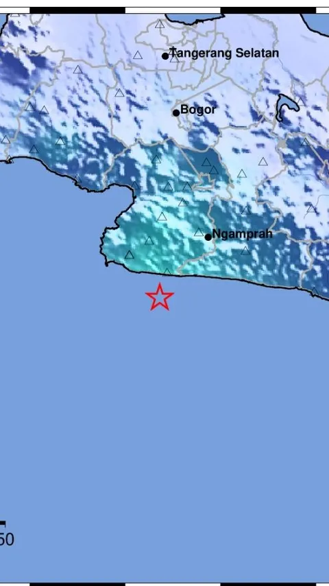 Gempa M 4,9 Guncang Sukabumi, Pemicunya Sesar Bawah Laut