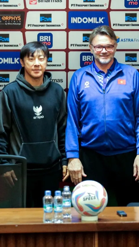 FOTO: Jelang Laga Kualifikasi Piala Dunia 2026, Pelatih Timnas Shin Tae-yong Sebut Tiga Pemain Tim Garuda Absen Lawan Vietnam