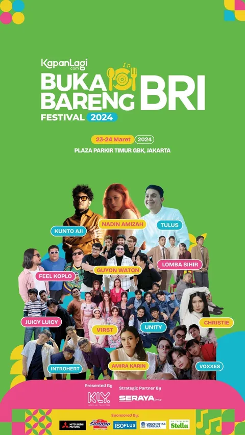Tak Hanya Konser Musik, Nikmati Berbelanja dan Sajian Kuliner di Kapanlagi Buka Bareng BRI Festival 2024