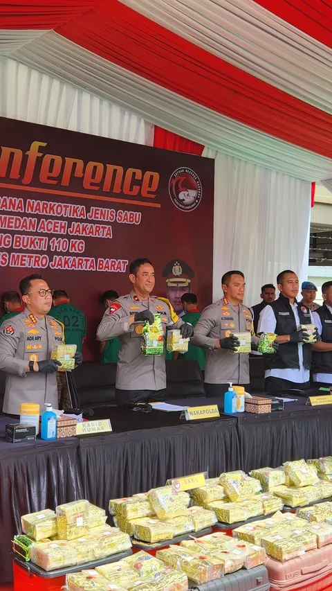Polisi Tangkap Bandar Narkoba asal Aceh Murtala Ilyas, Sita 110 Kg Sabu dalam 100 Paket