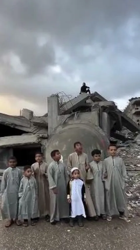 VIDEO Di Tengah Kehancuran, Anak-Anak Gaza Merayakan Idulfitri dengan Penuh Sukacita