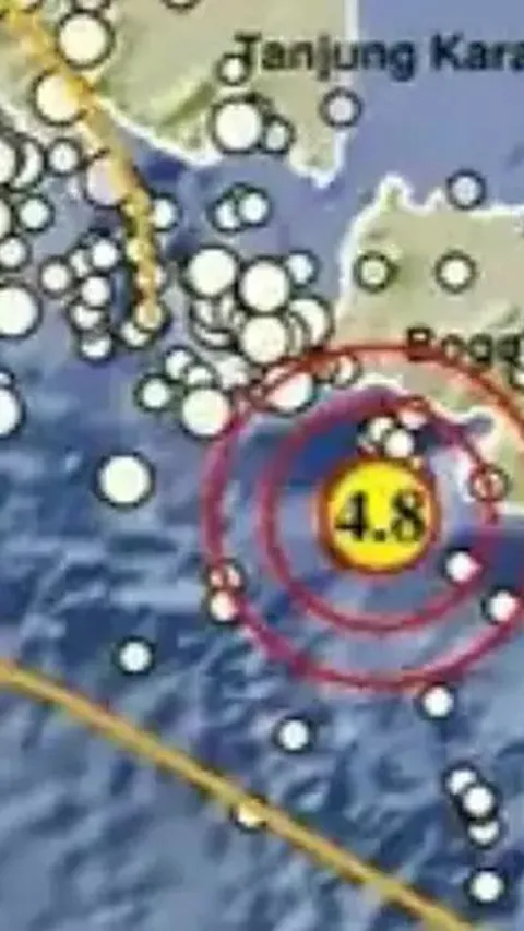 Gempa Banten Magnitudo 4,8 Terasa hingga Jakarta, Goyang 2 Detik