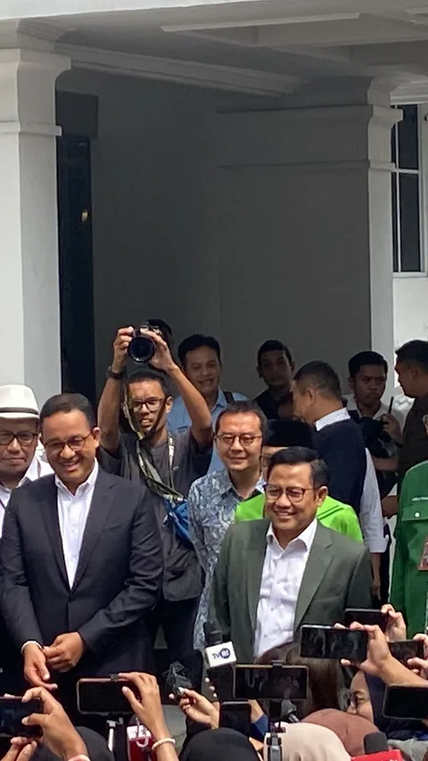 VIDEO: Detik-Detik Anies & Imin Datang ke KPU Tetapkan Prabowo Jadi Presiden Terpilih