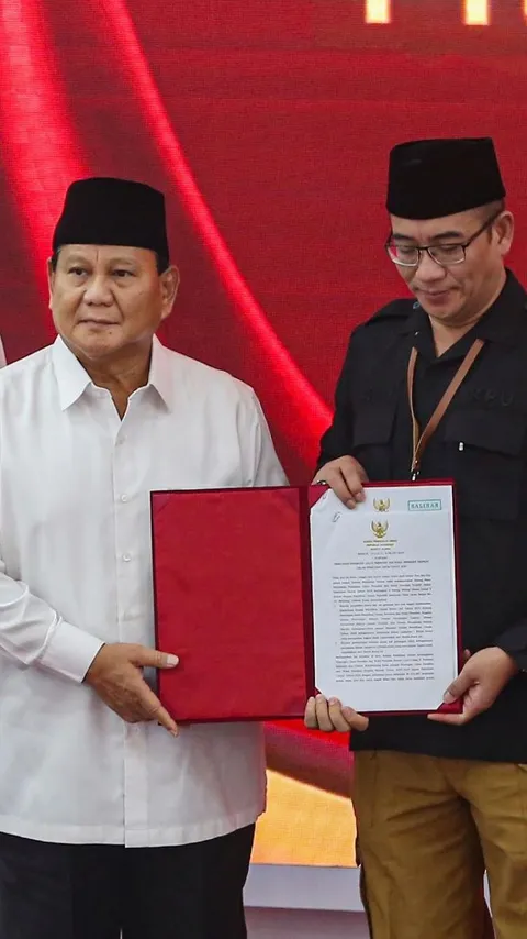 VIDEO: SAH! KPU Resmi Tetapkan Prabowo-Gibran Jadi Presiden & Wapres Terpilih