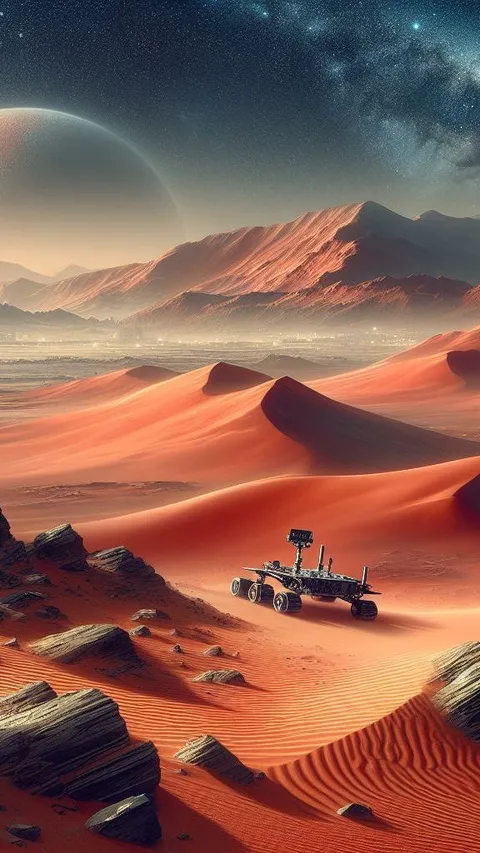 Ratusan Laba-Laba Hitam Serbu Kutub Selatan Planet Mars, Tapi Ilmuwan Ungkap Bukan Hewan