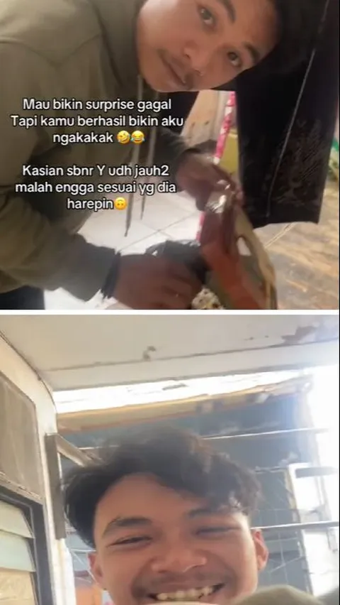 Viral Momen Pria Gagal Berikan Kejutan Ultah ke Pacarnya, Bikin Ngakak Warganet