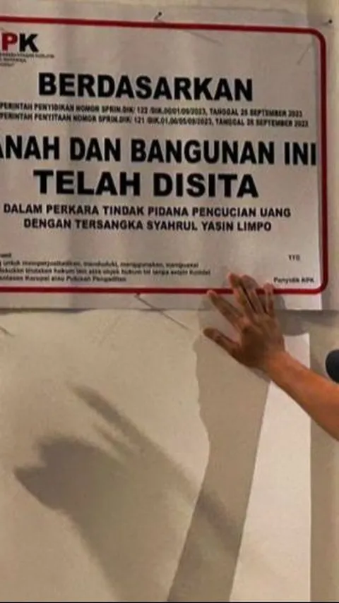 KPK Dapat Info Ada Orang Sengaja Tutup Papan Sita Rumah SYL di Parepare, Ancam Proses Hukum