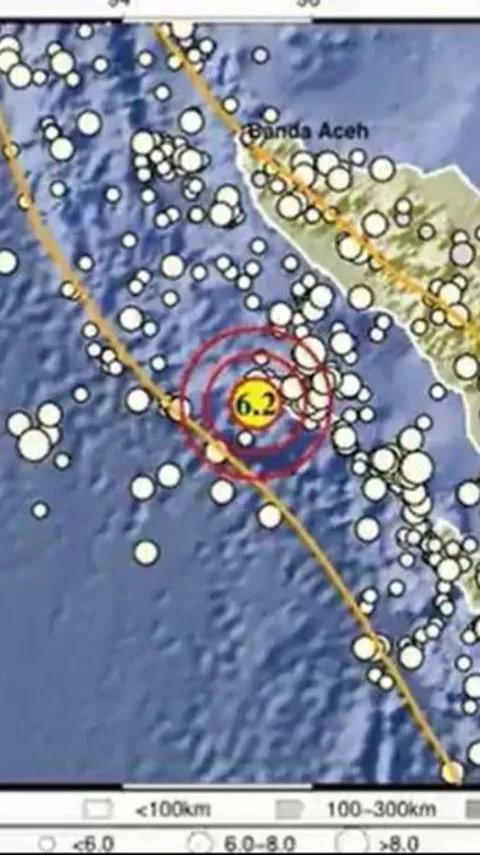 Aceh Diguncang Gempa Magnitudo 6,2