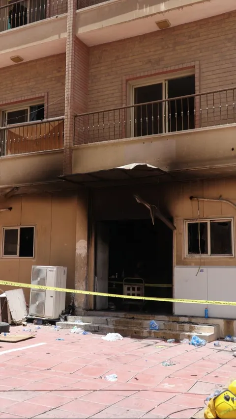 FOTO: Horornya Kebakaran Dahsyat Landa Gedung di Kuwait, 49 Tewas