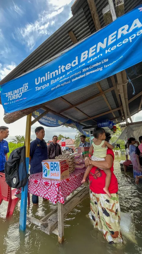 Tanggap Bencana Banjir, BRI Peduli Salurkan Bantuan di Luwu Utara dan Tanah Laut